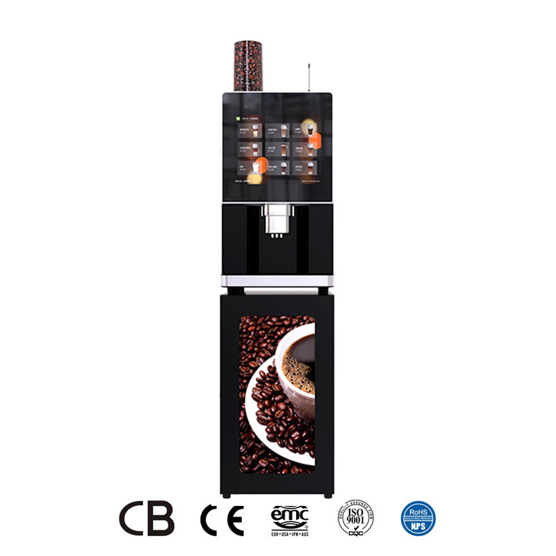 Loại máy kinh tế, Máy pha cà phê nóng, thức uống nóng với màn hình cảm ứng 17inch