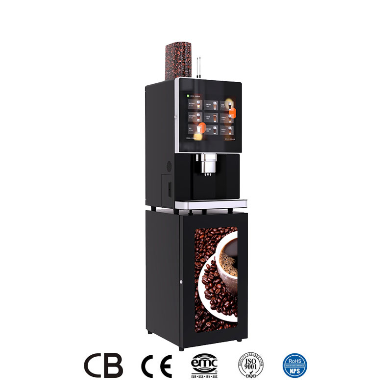 Loại máy kinh tế, Máy pha cà phê nóng, thức uống nóng với màn hình cảm ứng 17inch