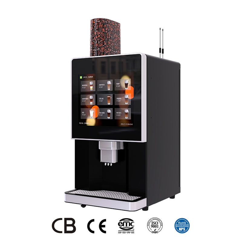 Loại máy kinh tế, Máy pha cà phê nóng, thức uống nóng với màn hình cảm ứng 17inch