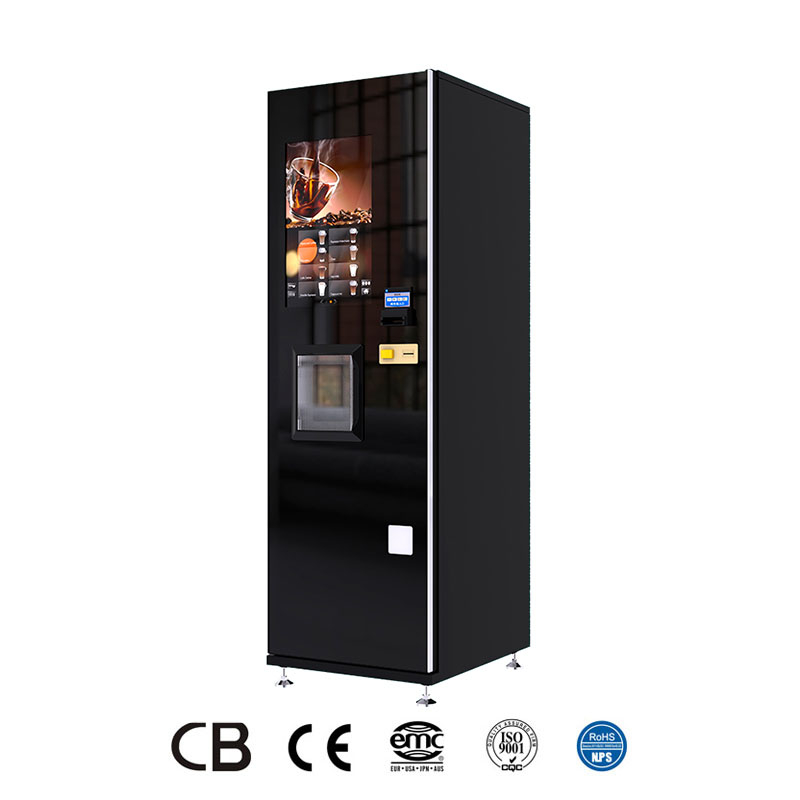 Máy bán cà phê nóng, lạnh, các loại nước trái cây với màn hình cảm ứng
