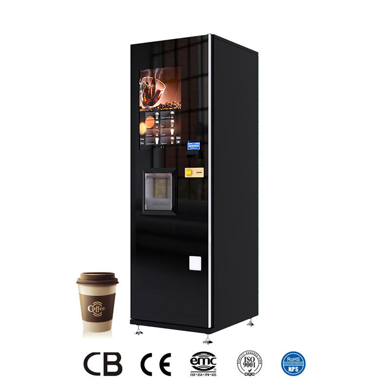Máy bán cà phê nóng, lạnh, các loại nước trái cây với màn hình cảm ứng