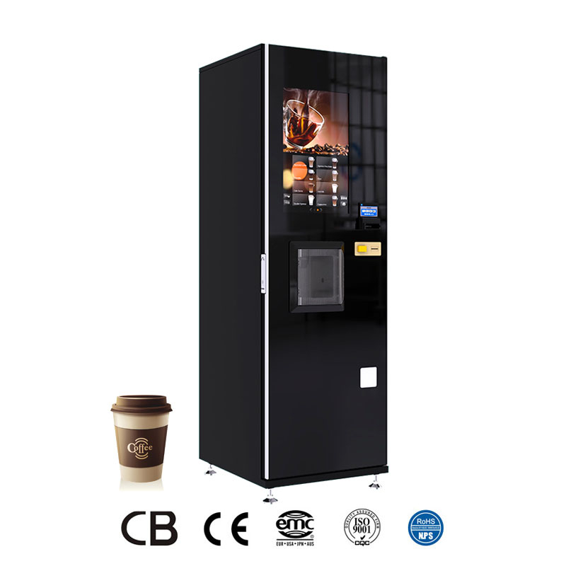 Máy bán cà phê nóng, lạnh, các loại nước trái cây với màn hình cảm ứng