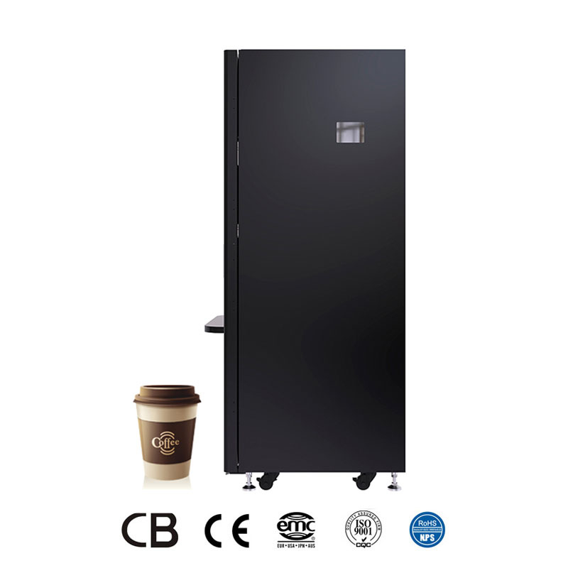 Máy bán cà phê nóng, lạnh, các loại nước trái cây, trà sữa và làm nước đá tự động với màn hình cảm ứng
