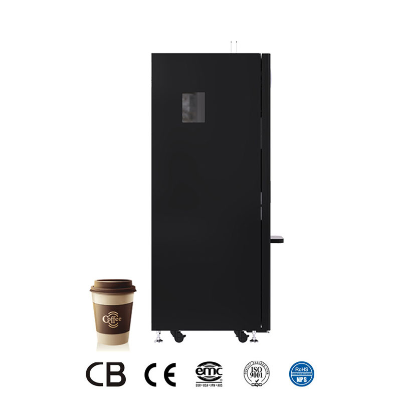 Máy bán cà phê nóng, lạnh, các loại nước trái cây, trà sữa và làm nước đá tự động với màn hình cảm ứng