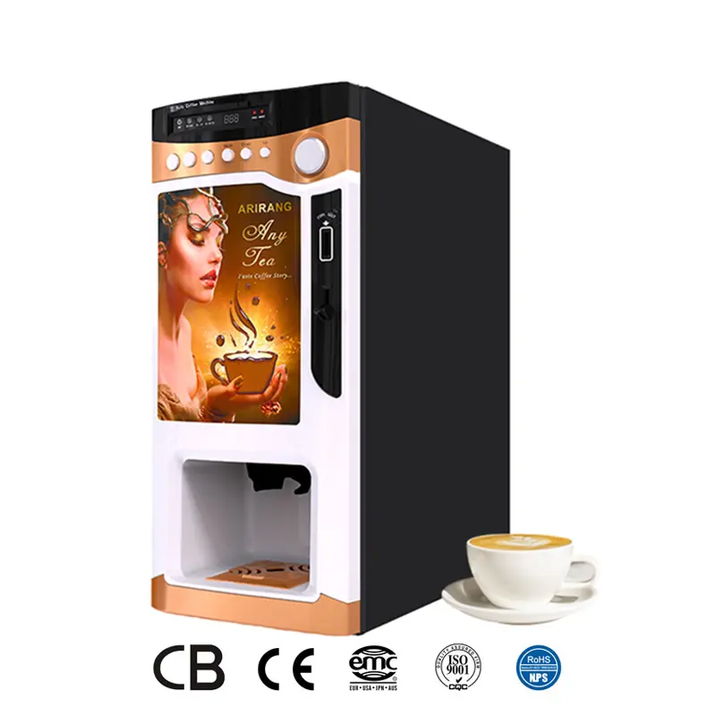 Coin vận hành máy Vendo trộn sẵn với Cup tự động