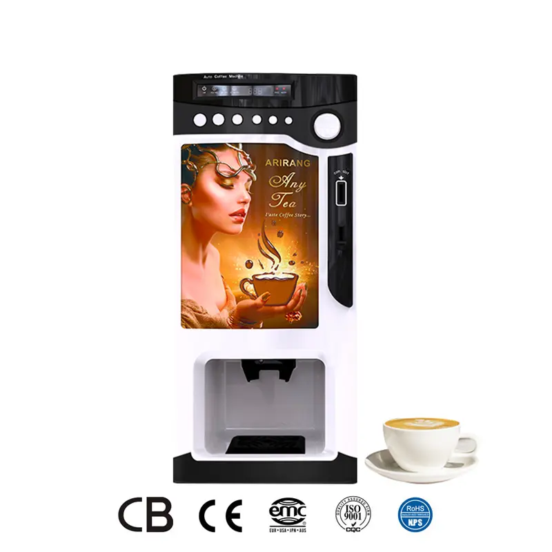 Coin vận hành máy Vendo trộn sẵn với Cup tự động