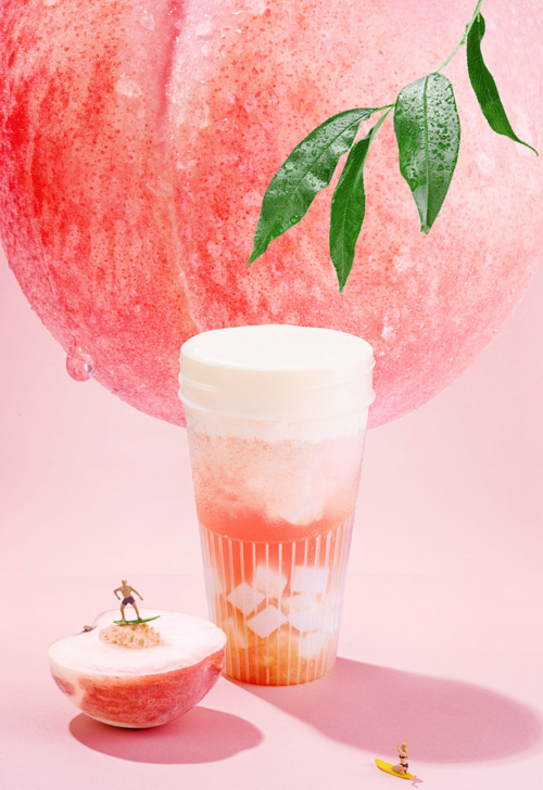 Peach Oolong Milk Tea Flavor Powder
